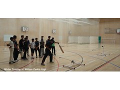 Winter training at William Perkin High School